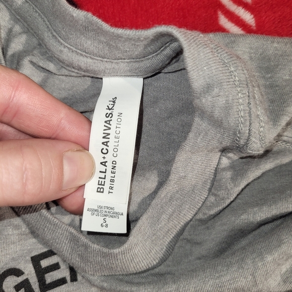 NWOT Bella Canvas gray t-shirt - Picture 4 of 5